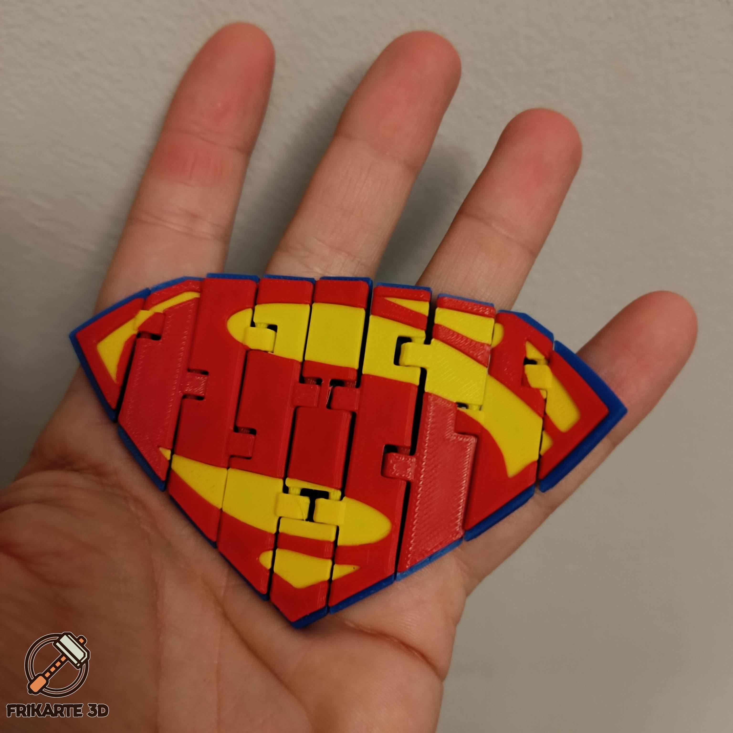 Flexi Superman Man of Steel 3d model