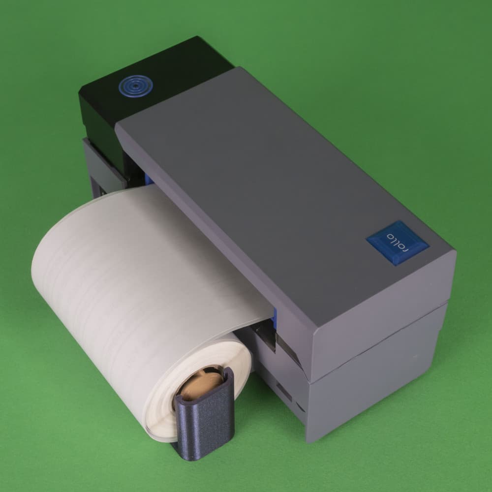 Roll Mount for ROLLO Label Printer 3d model