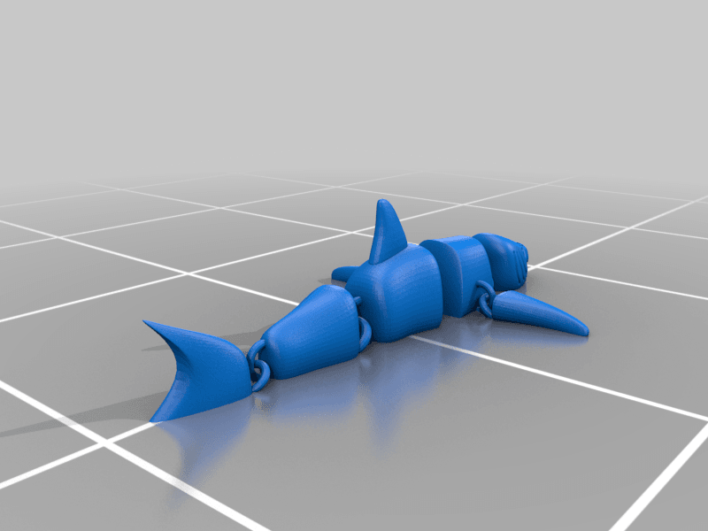 SHARK ARTICULATED 3d model