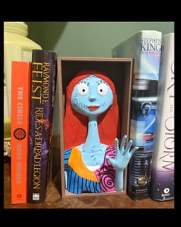 Sally Saying Hello - Nightmare Before Christmas Book Nook Halloween Special 3d model