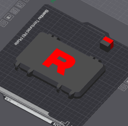 Deck Case Lid - Team Rocket Version 3d model