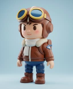 Babz_ToyBox_Pilot 3d model
