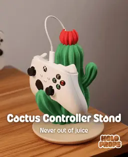 Cactus Controller Stand - Cactus Series 3d model