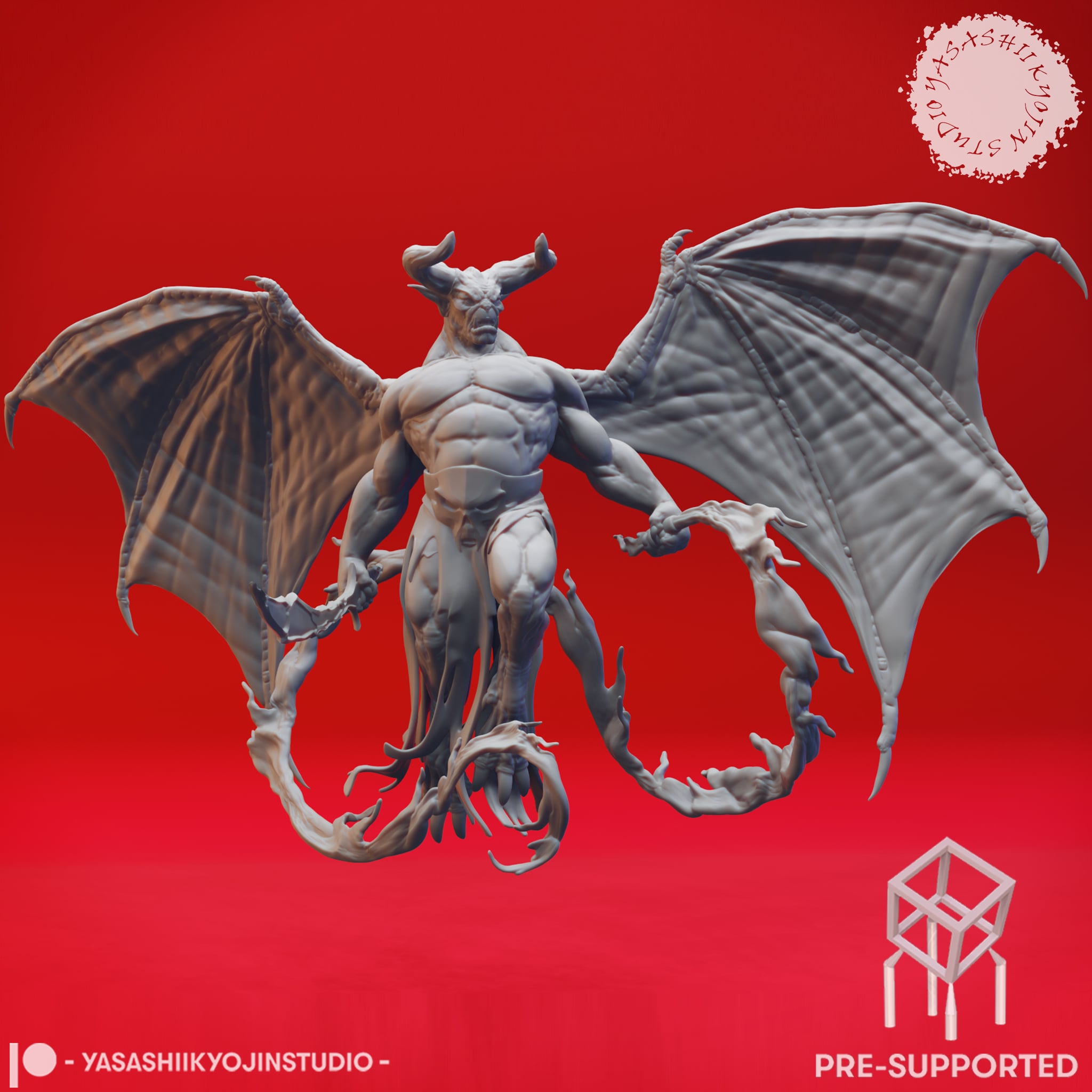 Balor - Tabletop Miniature (Pre-Supported) 3d model