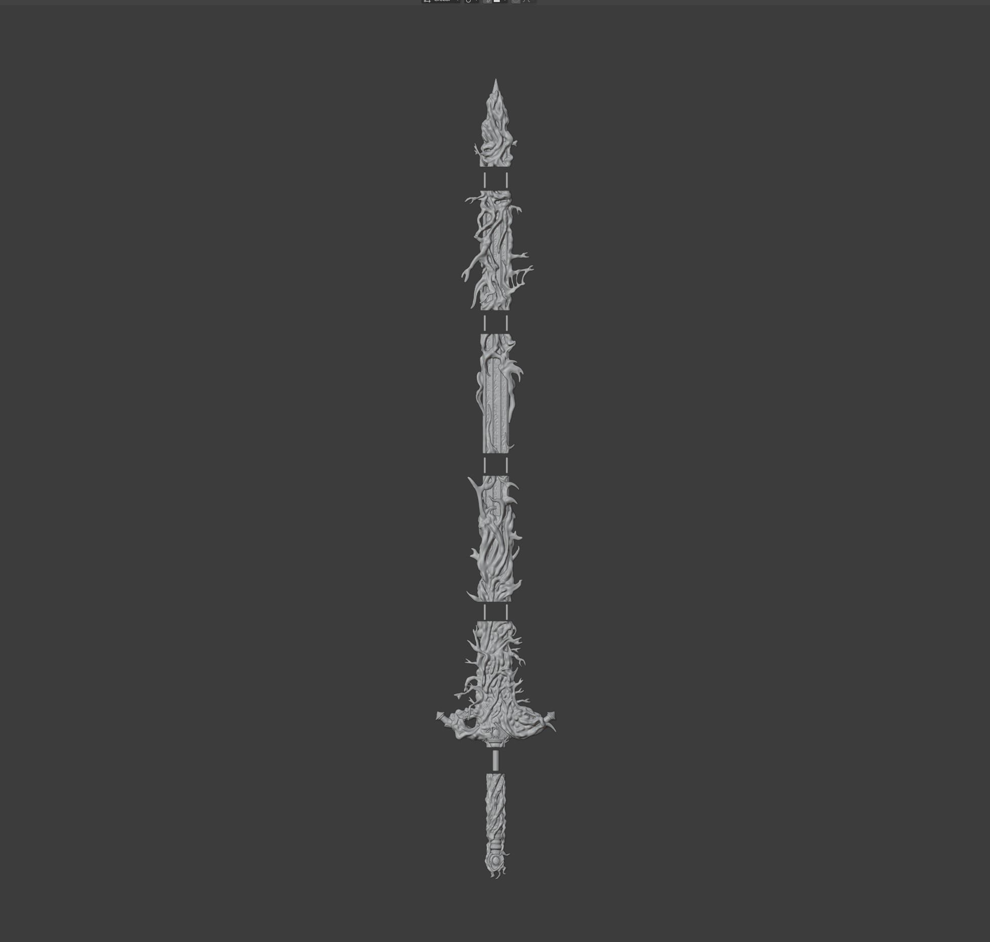 BLASPHEMOUS BLADE FROM ELDEN RING 3d model