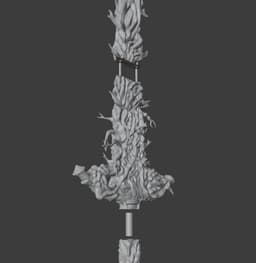 BLASPHEMOUS BLADE FROM ELDEN RING 3d model