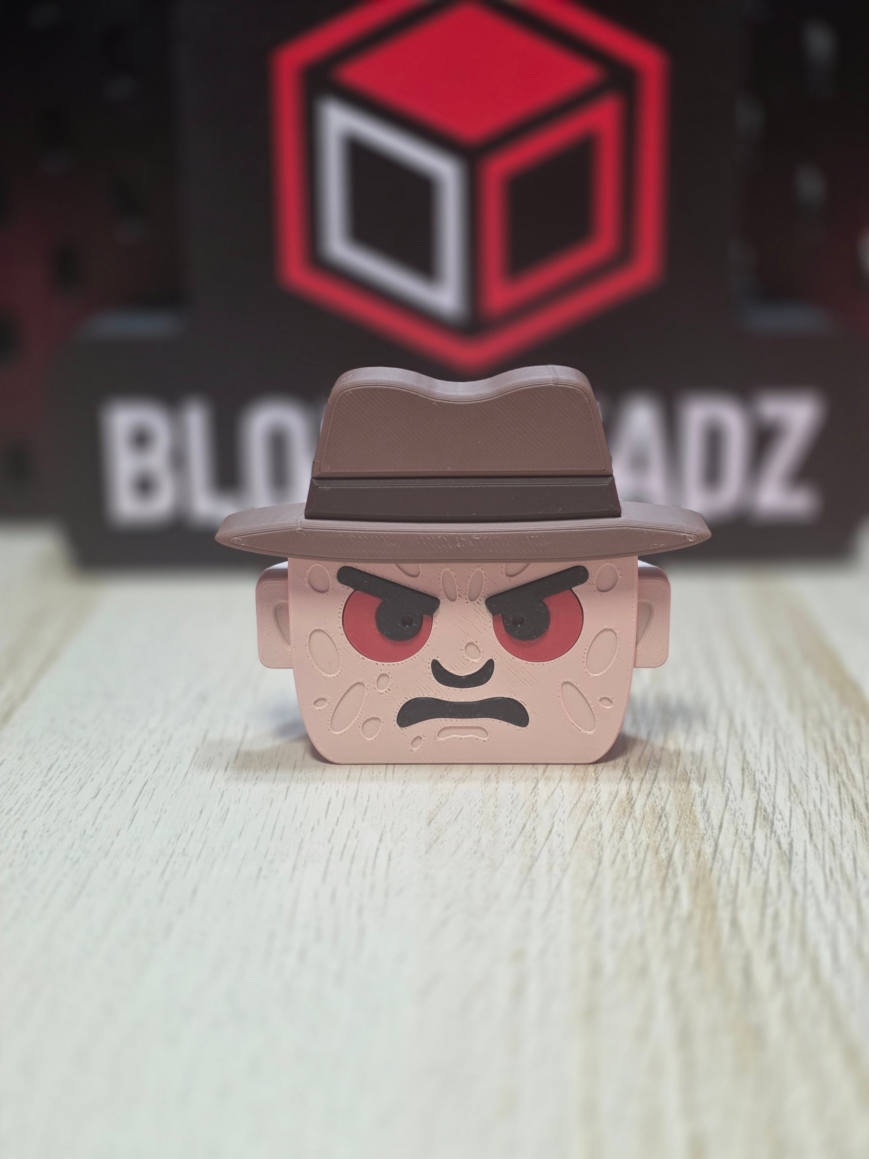 Blokkheadz Freddy Krueger - Magnet, Ornament and Regular Collectible 3d model