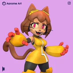 Kit and Kaboodle Gameoverse 3d model