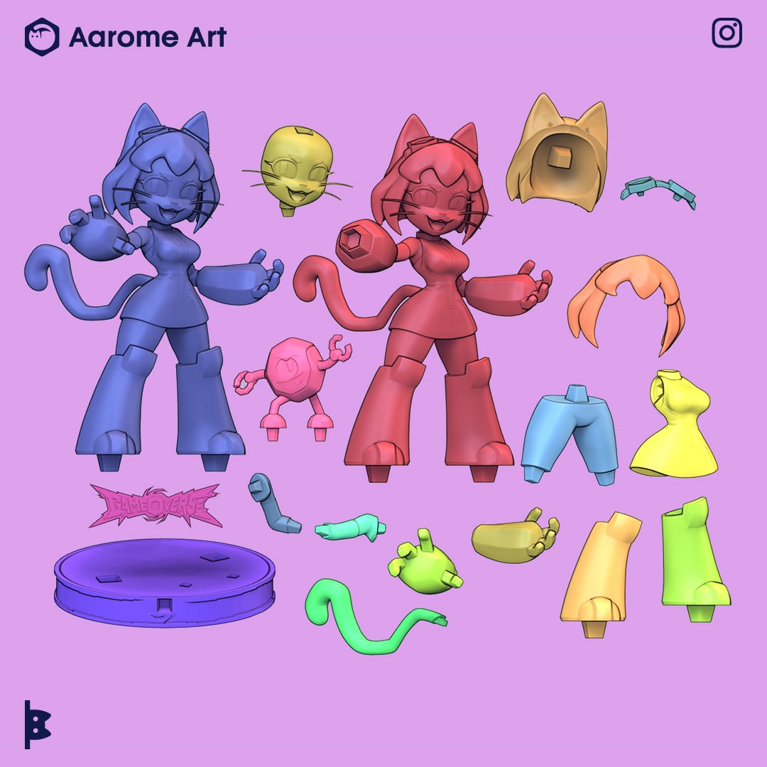 Kit and Kaboodle Gameoverse 3d model