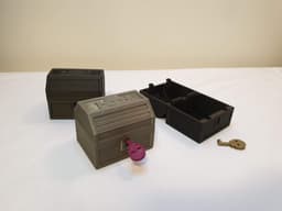 Print in Place Treasure Chest — #throwback 3d model
