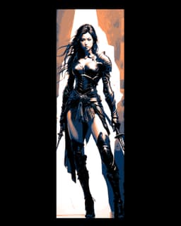 Mulan - the swordswoman and the warrior - Set of bookmarks 3d model