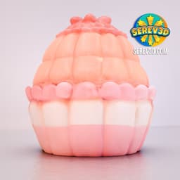Marshmallow Twist Dragon - Fantasy Dragon - Articulated Flexi Model - No Supports 3D Print STL/3MF 3d model