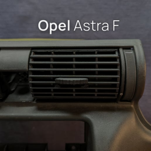 Opel Astra F Cup Holder Manual Version Right Side 3d model
