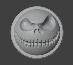 Jack Skellington 1 Inch Ear Plugs 3d model