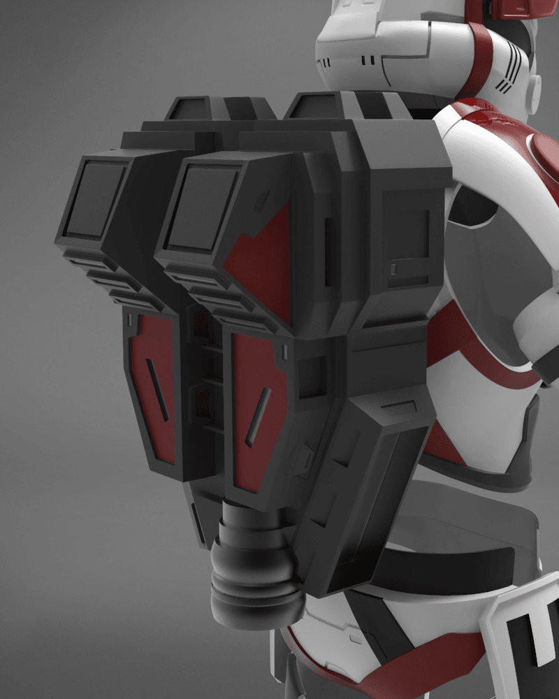Havoc Squad's Backpack - Star Wars 3d model