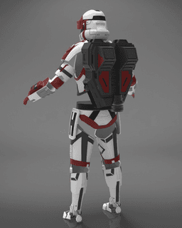 Havoc Squad's Backpack - Star Wars 3d model