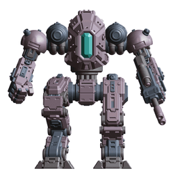 Mech Forge Quartz Tabletop Miniature for 32mm Wargames Modular Light Mech Kit 3d model