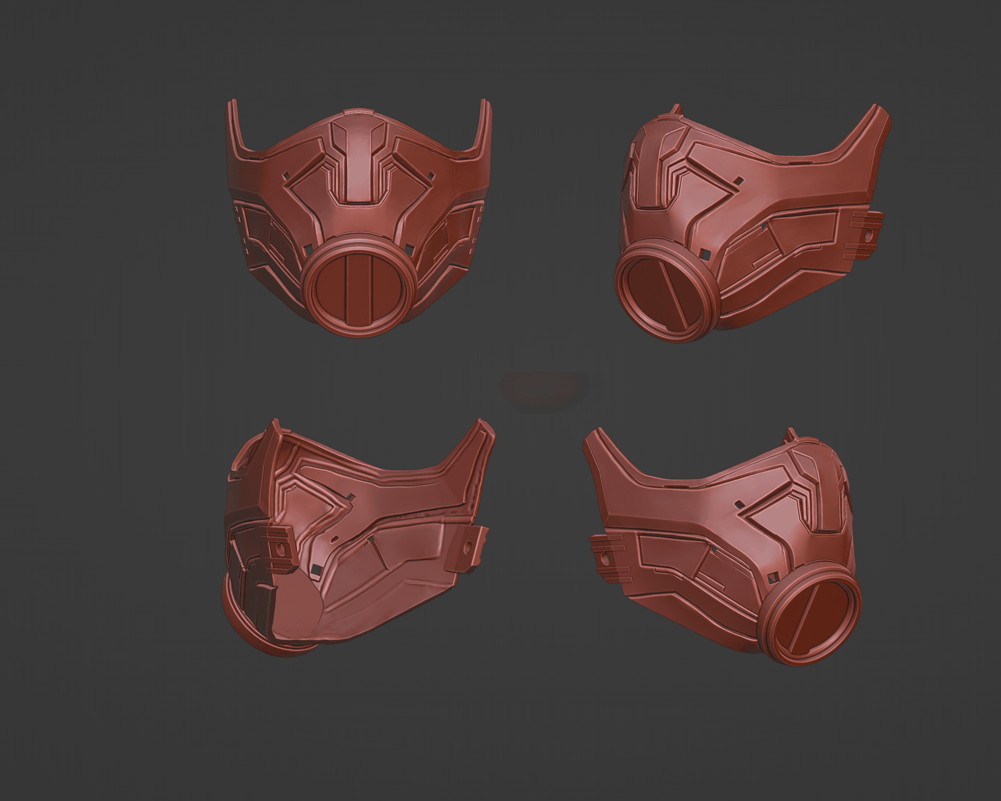 Smoke Mask MK1 3d model