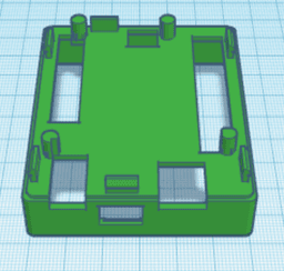 Battery shield case 3d model