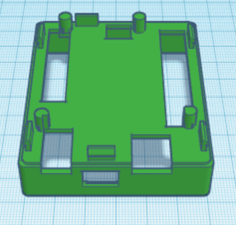 Battery shield case 3d model