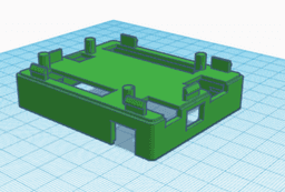 Battery shield case 3d model