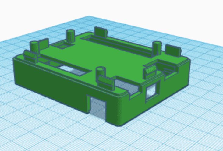Battery shield case 3d model