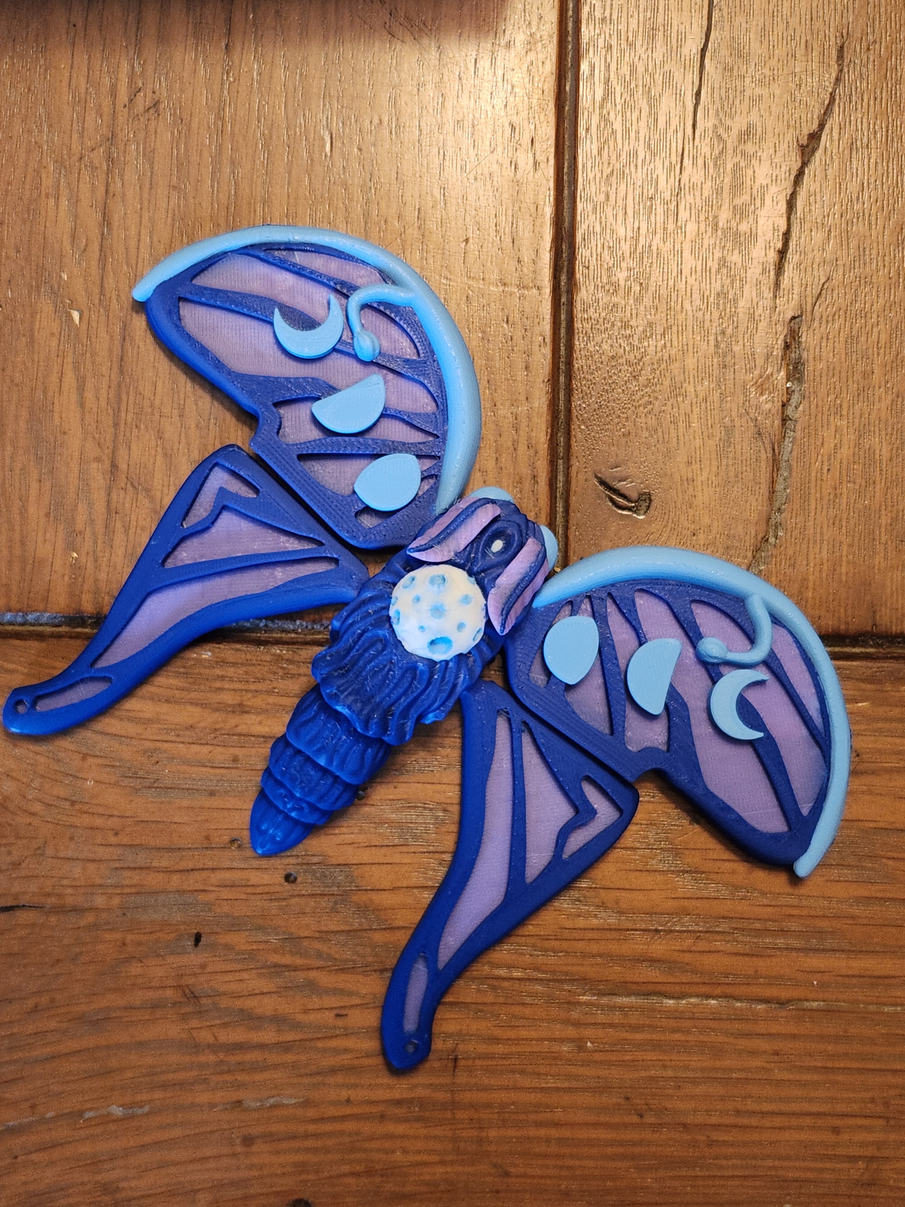 Pre-painted Luna Moth 3d model