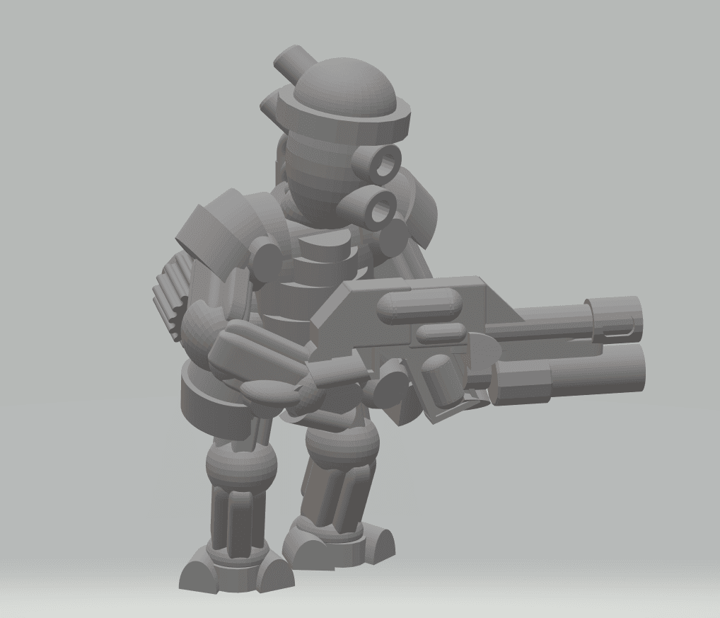FHW: Mortis Korps TeknoInquisitor Grenadier 3d model