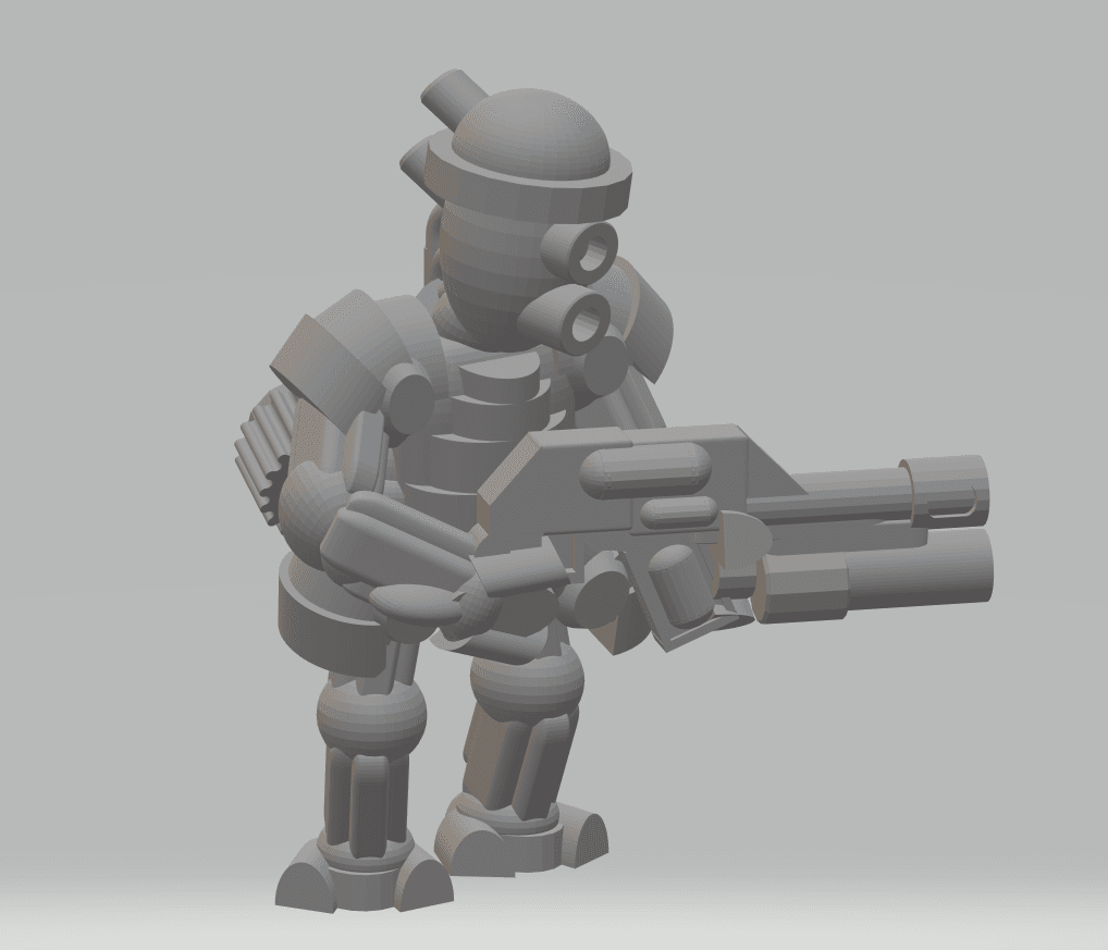 FHW: Mortis Korps TeknoInquisitor Grenadier 3d model