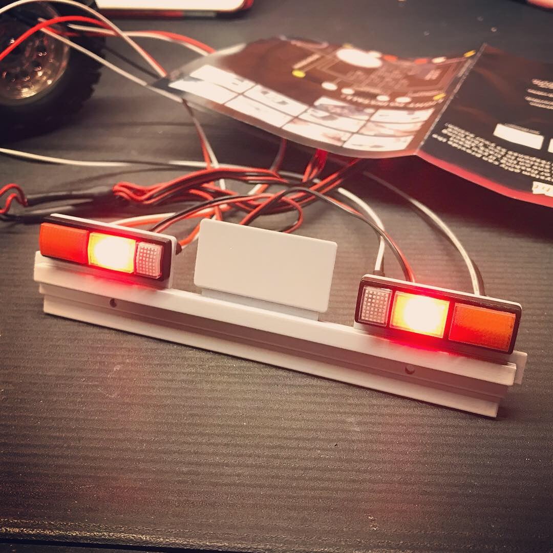 Tamiya 58028 Toyota Hilux Working Tail Light Panel 3d model