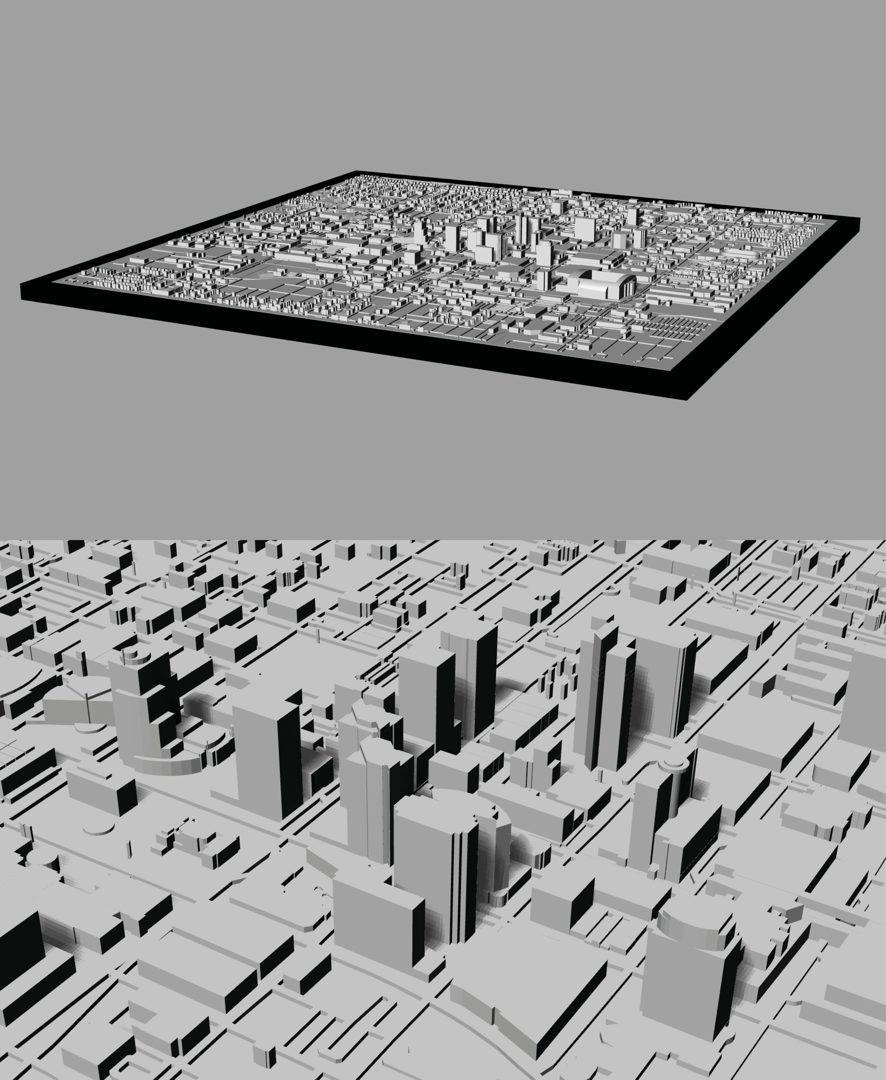 PHOENIX, Skyline 3d map 3d model