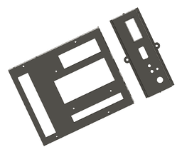 Amiga 2000 Gotek Drive Case and Cover 3d model