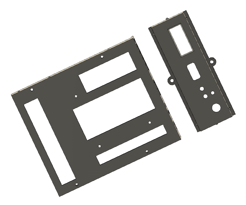 Amiga 2000 Gotek Drive Case and Cover 3d model