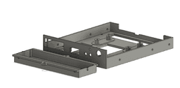 Amiga 2000 Gotek Drive Case and Cover 3d model