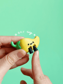 Cute Articulated & Clicker Chili Pepper | Print-in-place 3d model