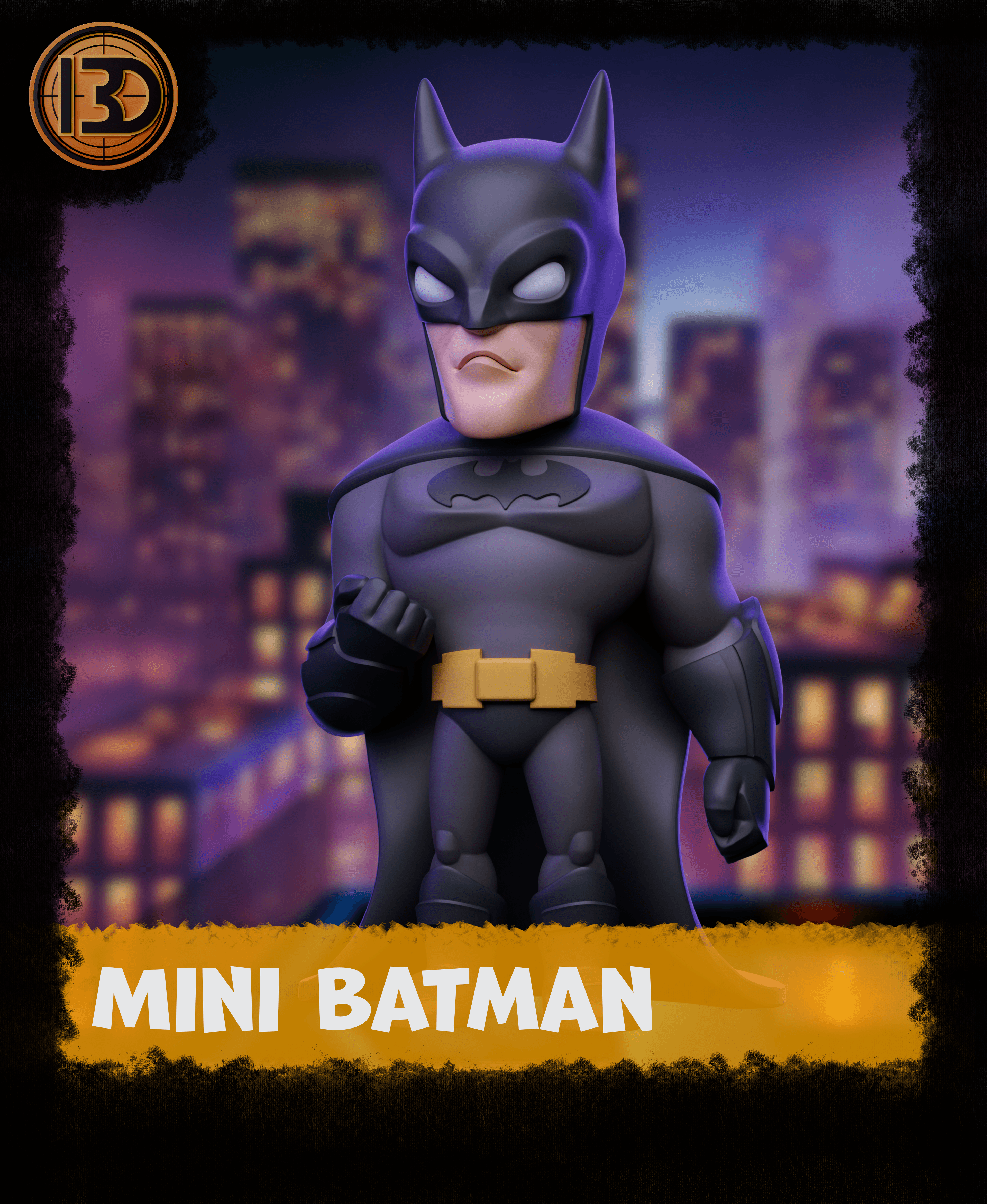 Mini Batman 3d model