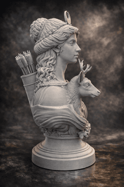 Busto Diana Artemide Dea Caccia 3d model