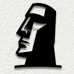 easter island head WALL ART HOME DECOR 3d model
