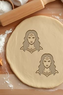 Captan Cookie Cutter, Biscuit Cutter 3d model