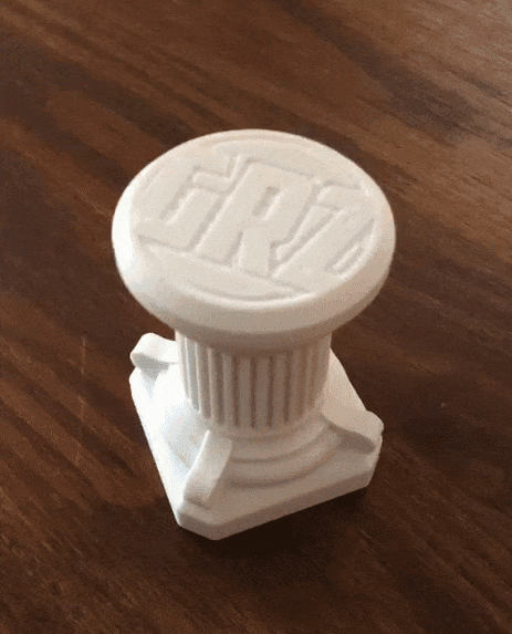 Greek Column Grinder/Chopper GRZ! 3d model