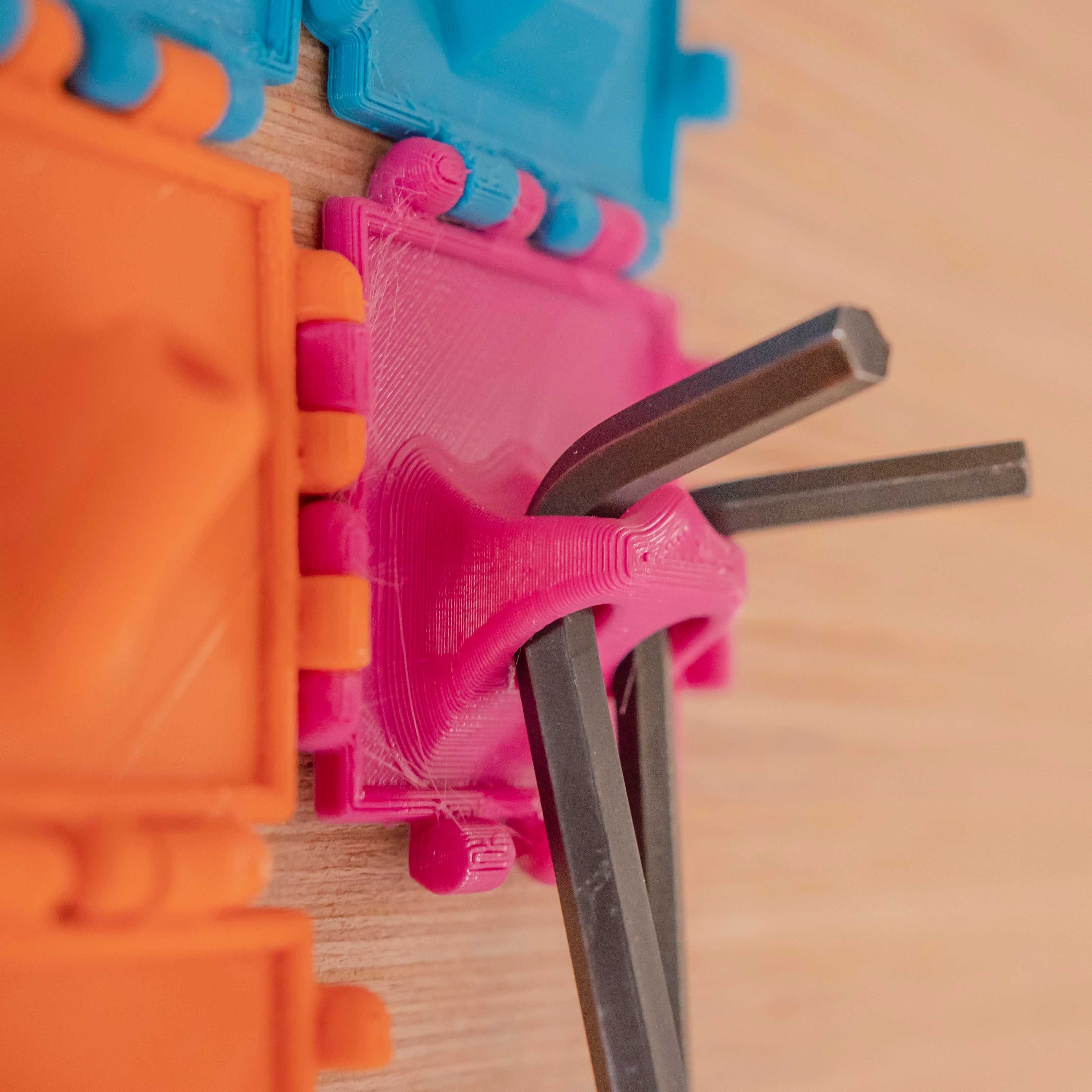 Polypanels // Allen Key Holder (6.5mm hole) 3d model