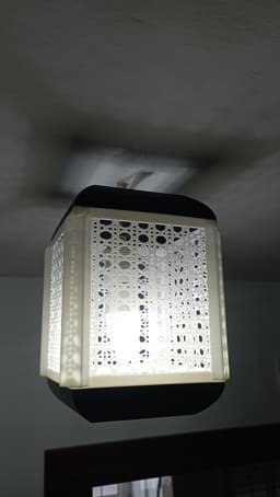 Candil Ratan roof /ceiling lamp 3d model