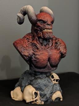 The Catalyst- Horns - Printed in resin and painted by Chelsey - 3d model