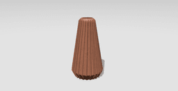 Gilded Prism Vase 3d model