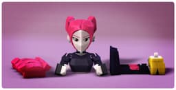 Low Poly KPop Demon Hunters Mira 3d model