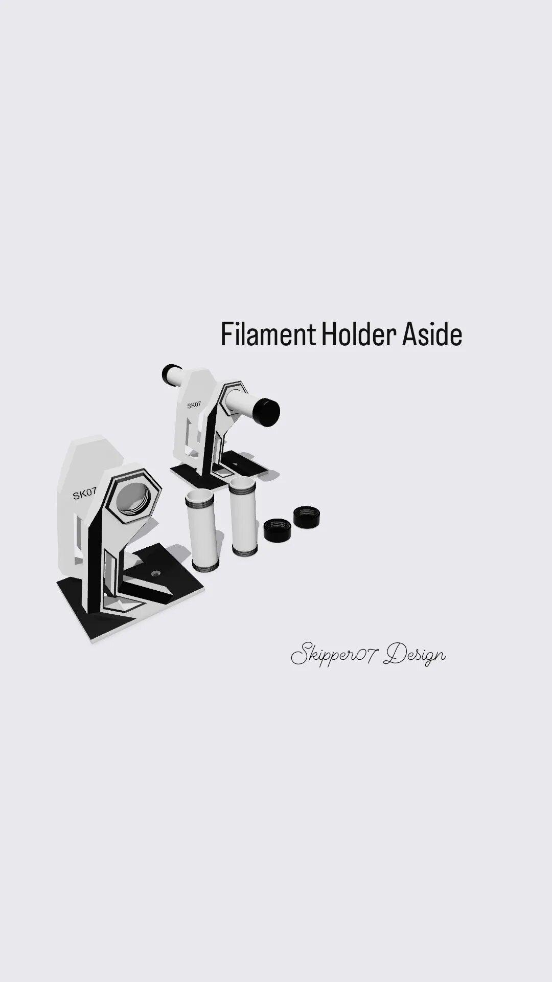 Filament Holder SK07 ASIDE 3d model
