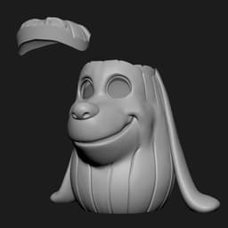 Max the Grinch Dog Pumpkin 3d model