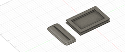 3x5 picture frame with base 3d model