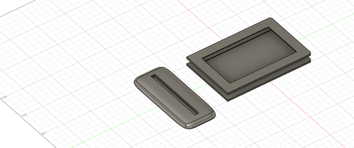 3x5 picture frame with base 3d model