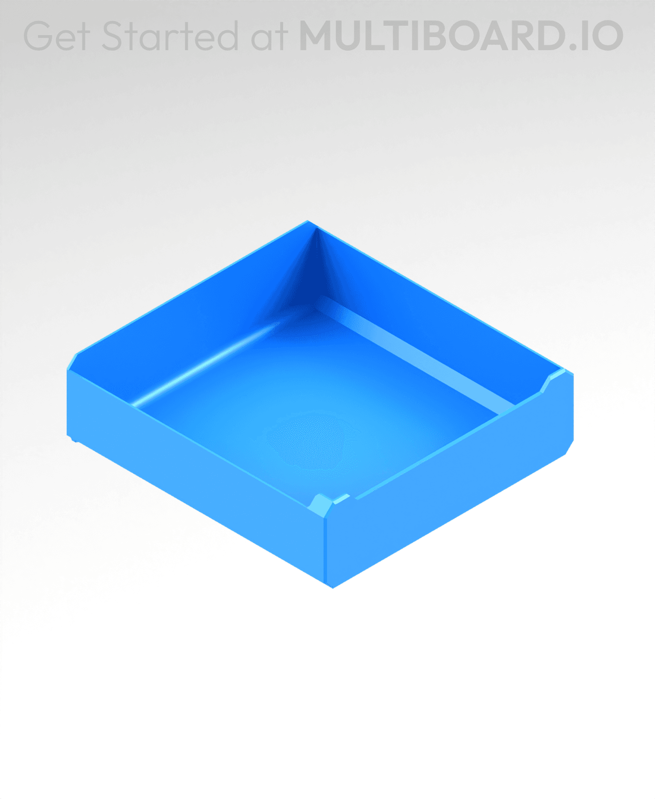 3x1x3 LU - Labelled - MultiBin Simple Drawer 3d model